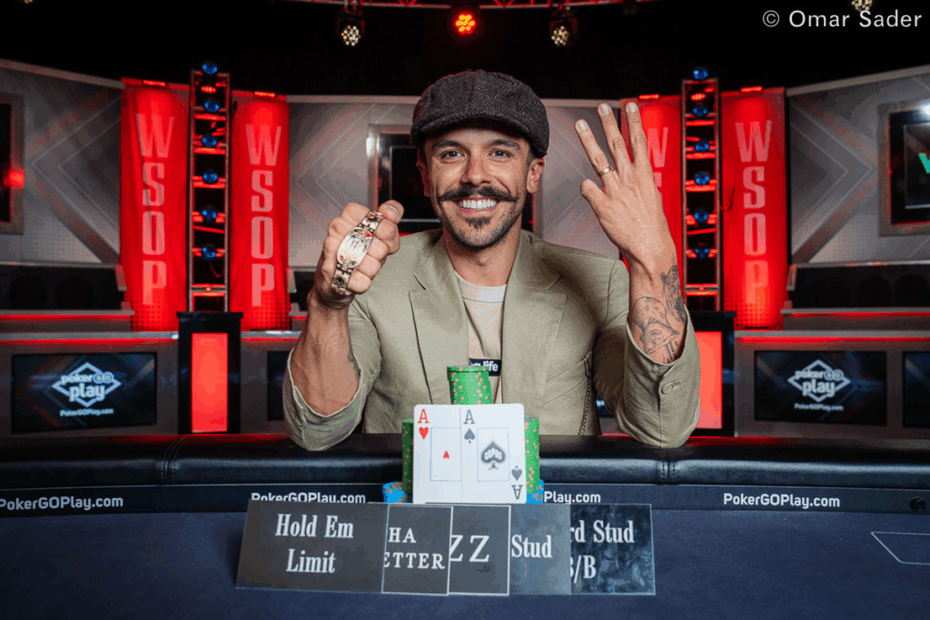 Yuri Martins jogando a WSOP 2025